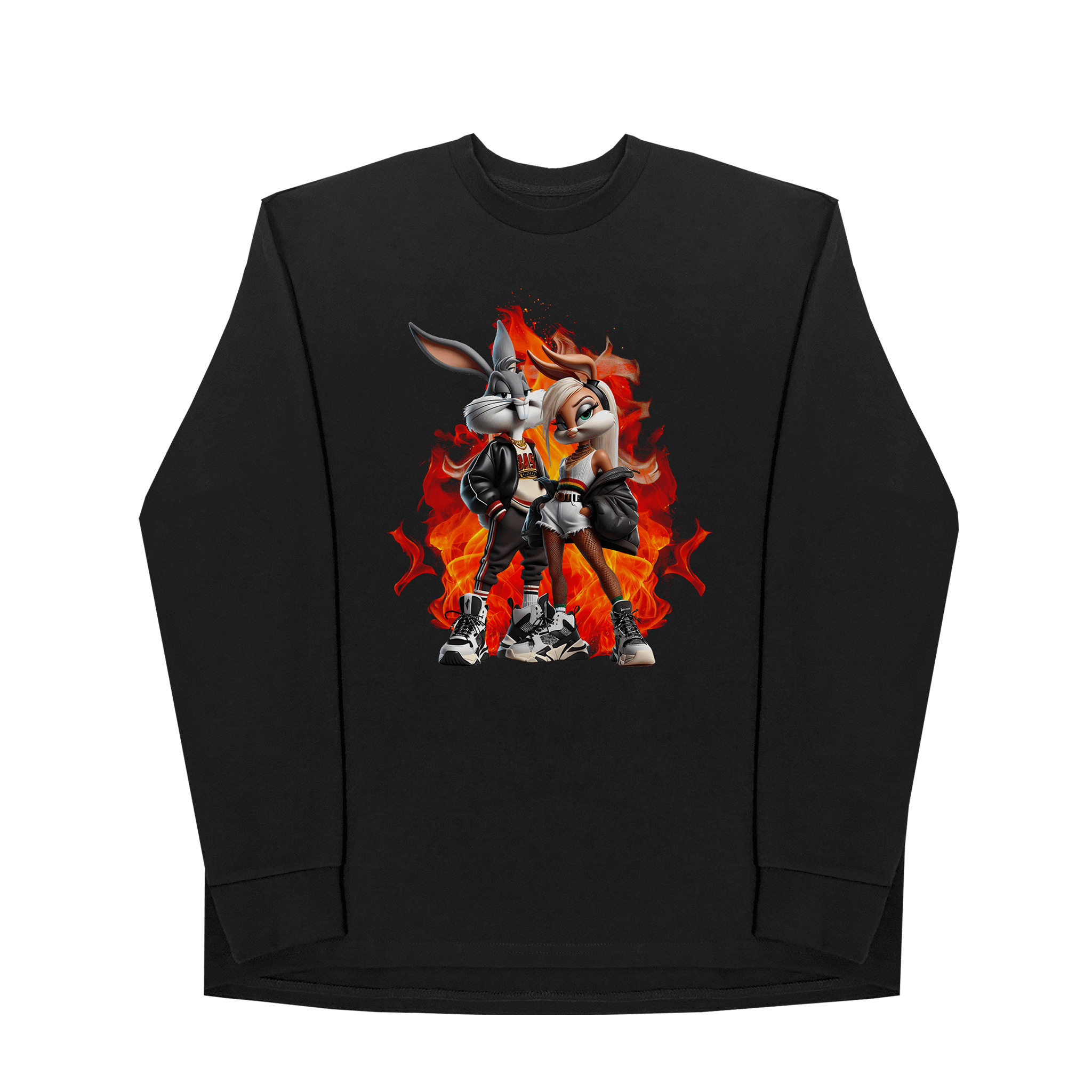 Блуза овърсайз FIERY HUGS