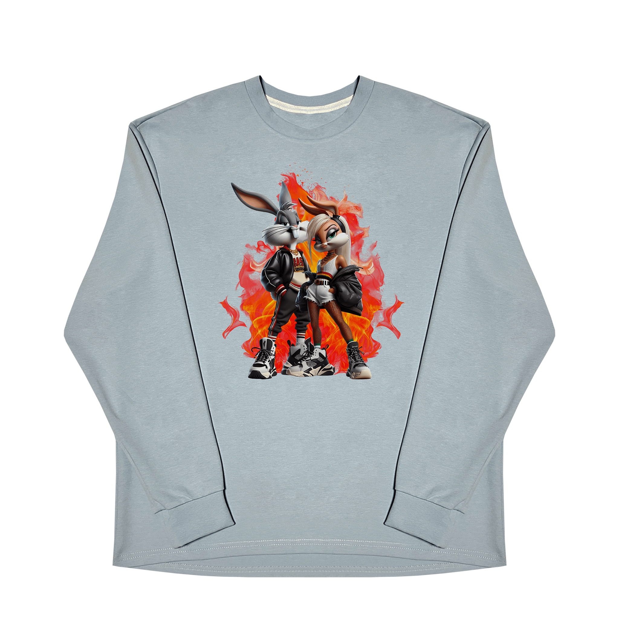 Блуза овърсайз FIERY HUGS