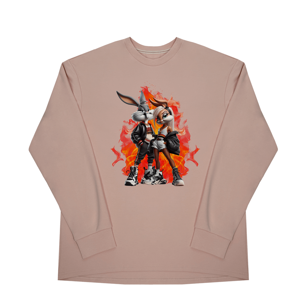 Блуза овърсайз FIERY HUGS