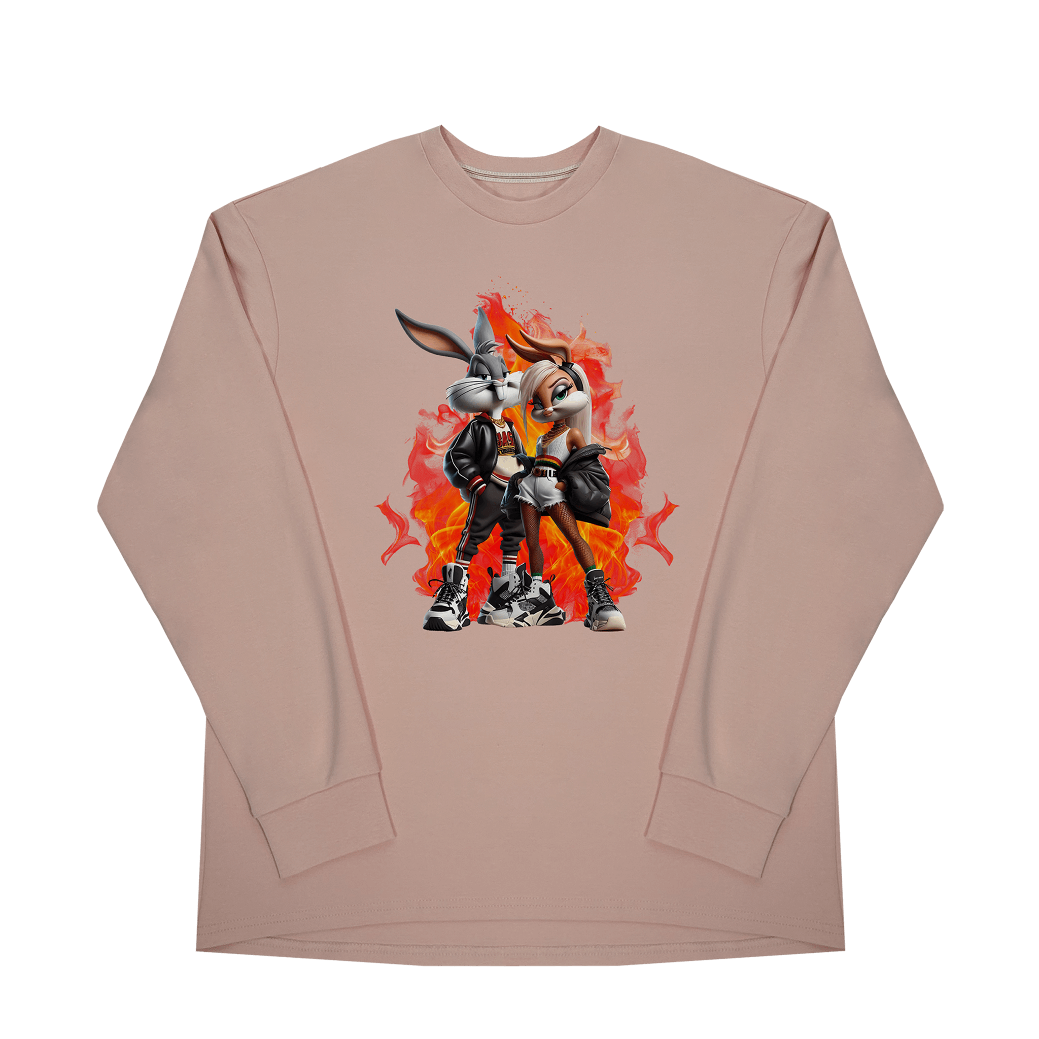 Блуза овърсайз FIERY HUGS