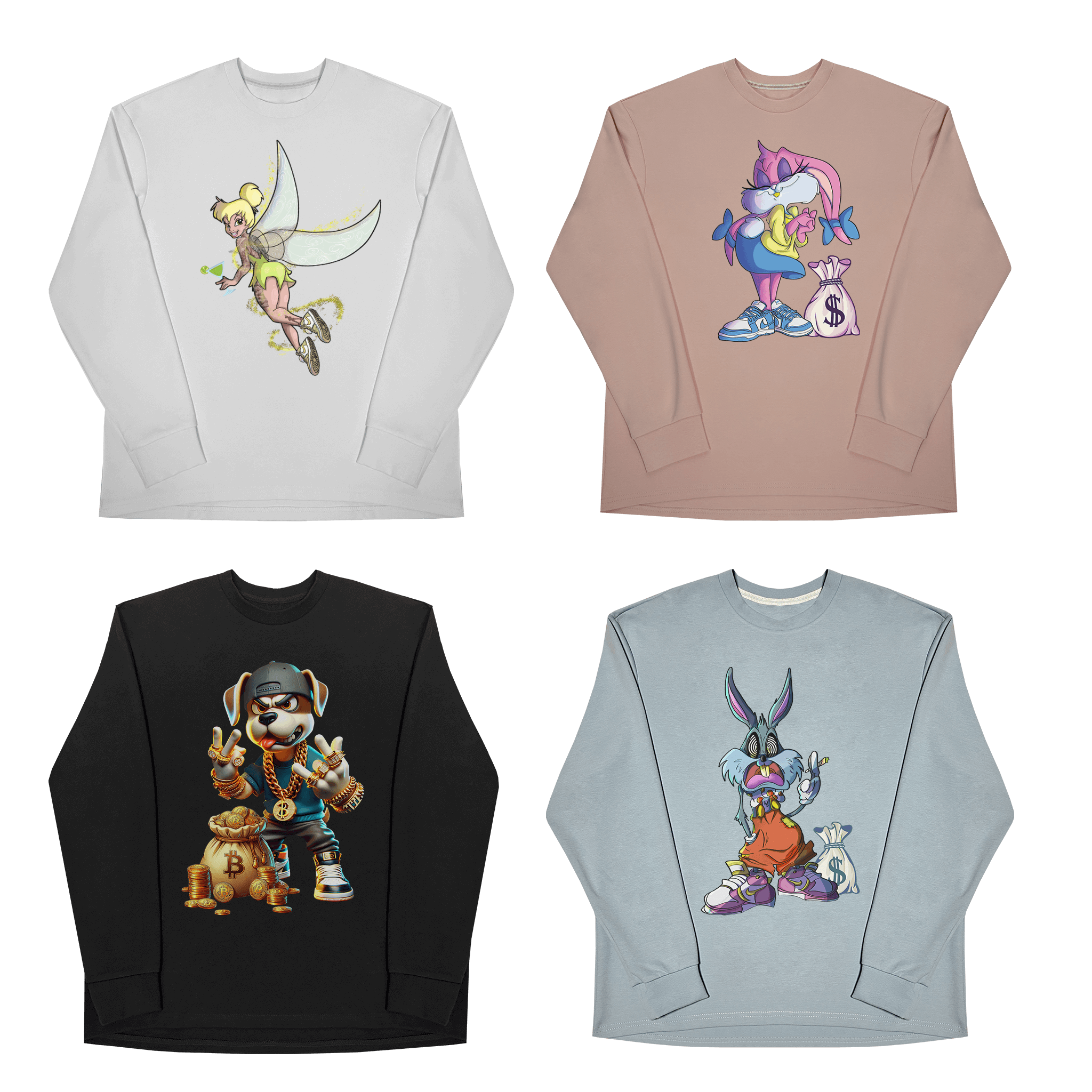 ХХ custom Блуза овърсайз