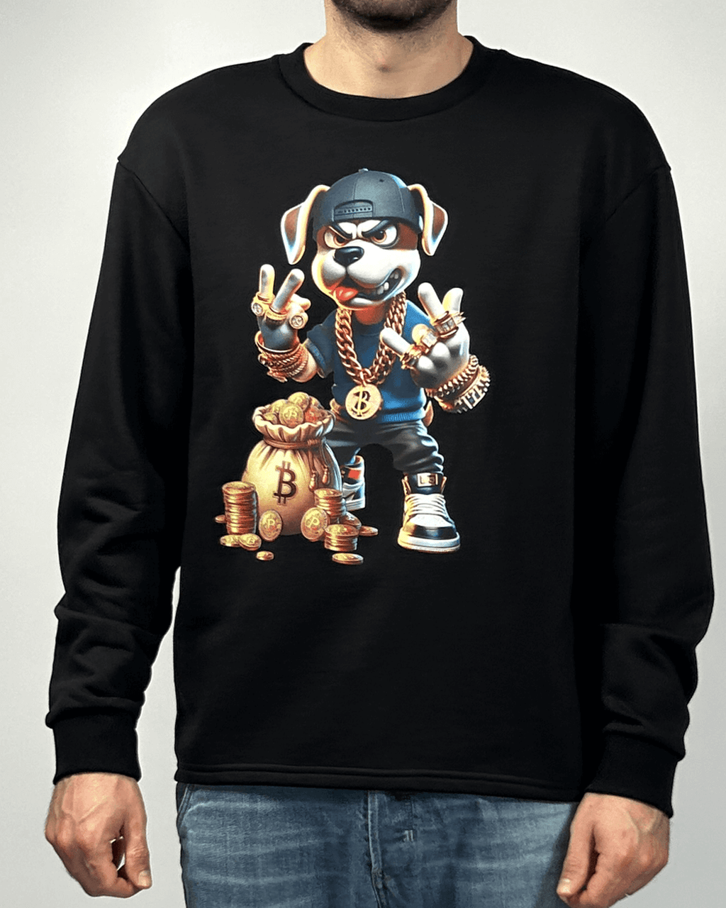 Суичър овърсайз OLD MONEY