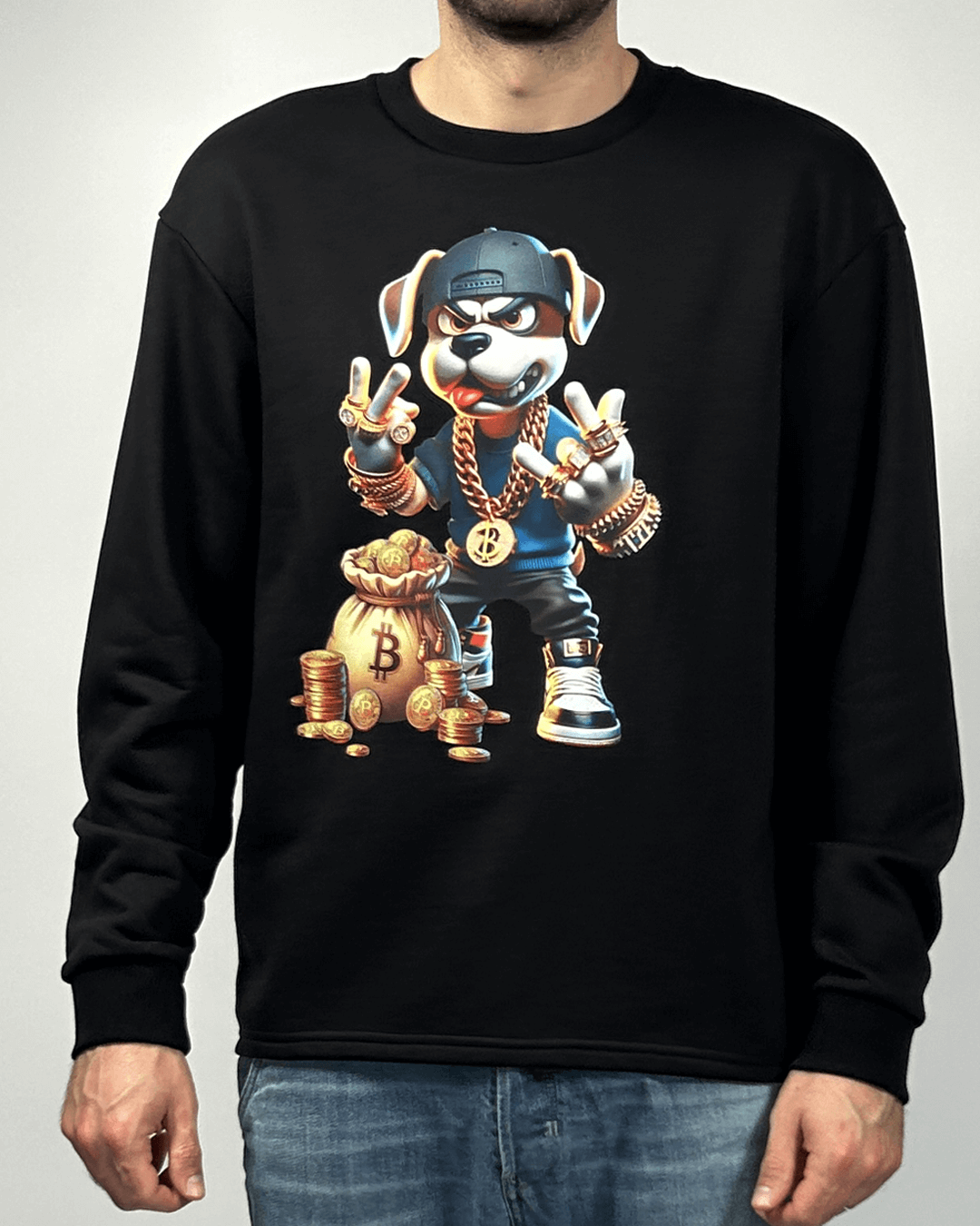 Суичър овърсайз OLD MONEY