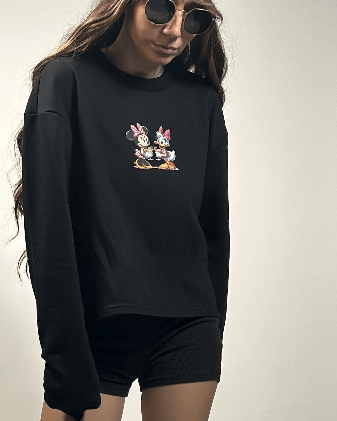 Суичър овърсайз PINK TROUBLE