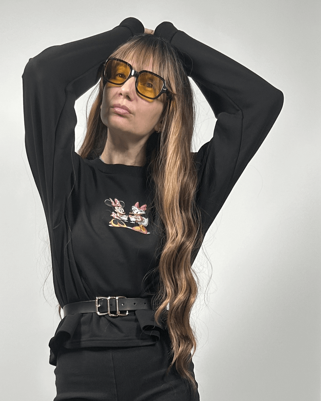 Суичър овърсайз PINK TROUBLE