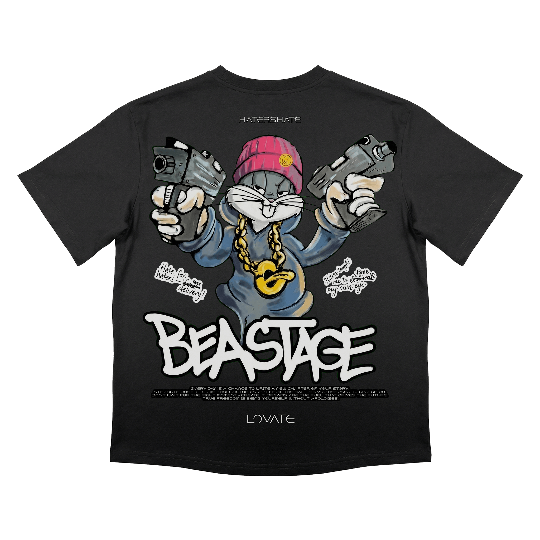 Тениска овърсайз 2C BEASTAGE