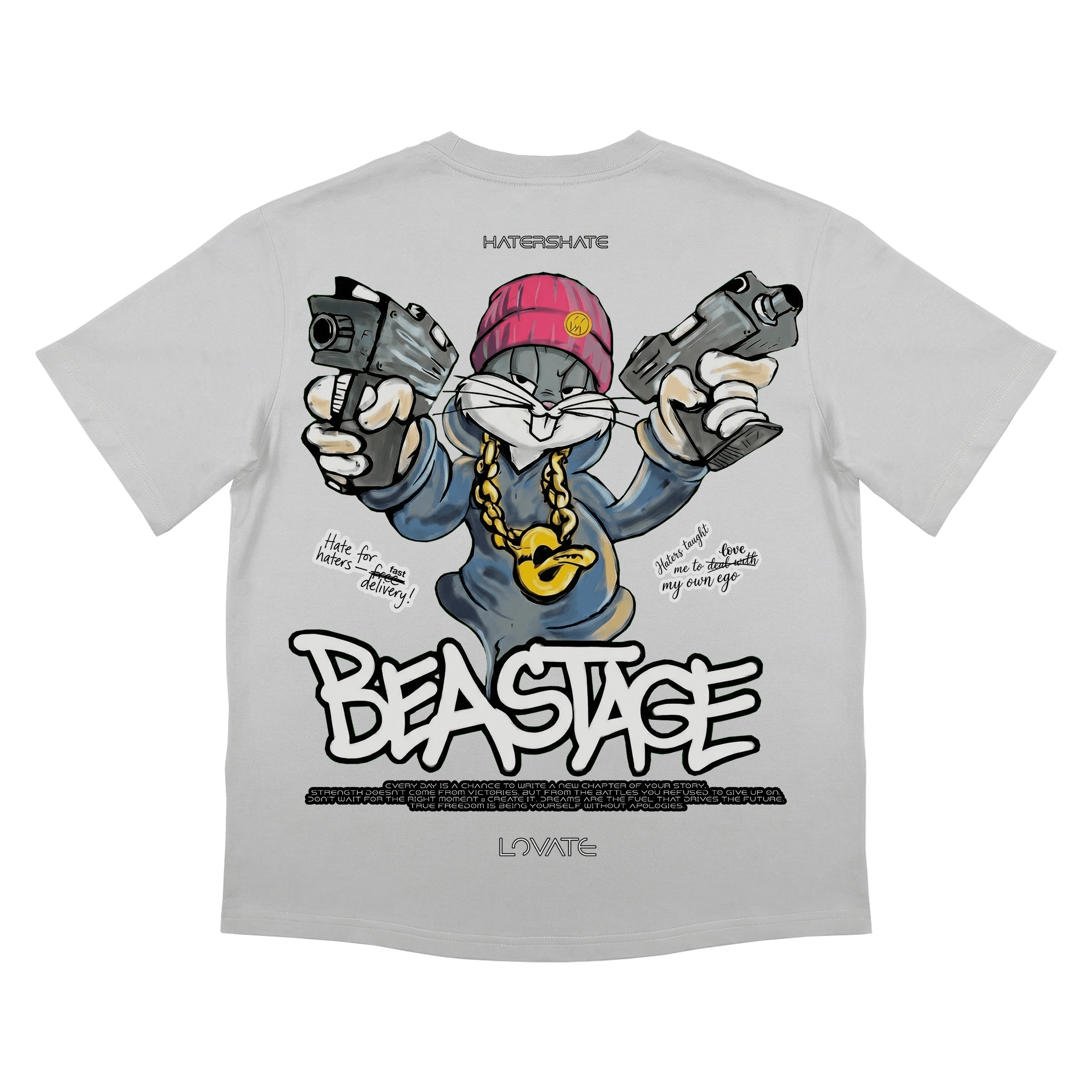 Тениска овърсайз 2C BEASTAGE