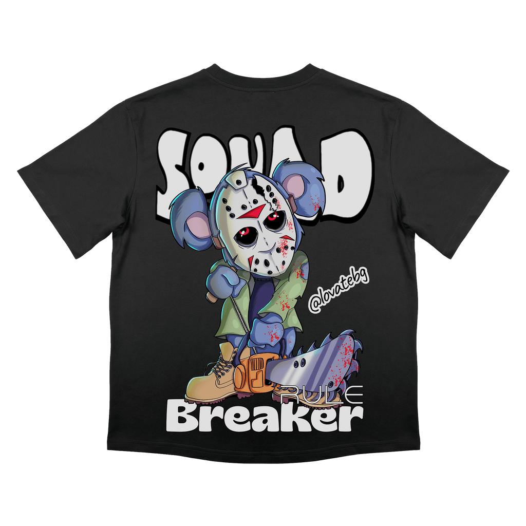 Тениска овърсайз 2D NO RULES