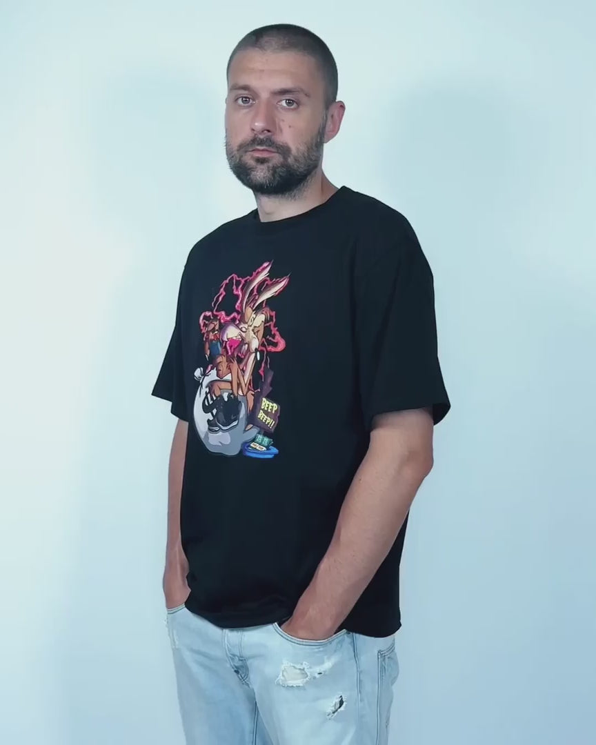 Тениска овърсайз 1A CHAOS